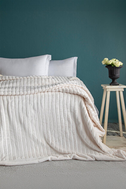 Gentle Ecru Single Blanket 160X220 cm