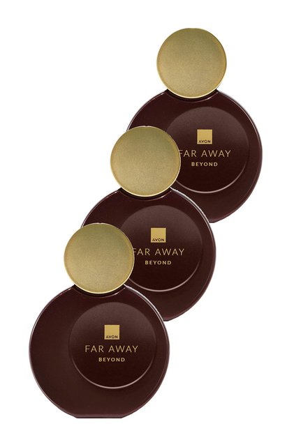 Far Away Beyond Kadın Parfüm Edp 50 Ml. Üçlü Set