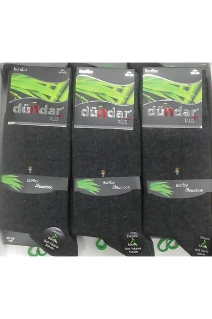 DÜNDAR PLUS 5602 ERKEK BAMBU LİKRALI ÇORAP 6 ADET