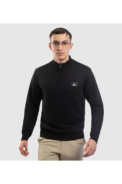 Men's Black Cardigan