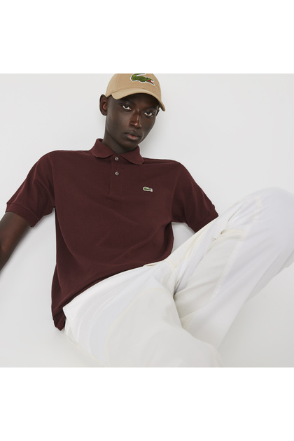 LACOSTE L.1212-CLASSIC FIT ダークブラウン 4 Lacoste Erkek L1212 Classic Fit Kahverengi Polo - Fiyatı, Yorumları