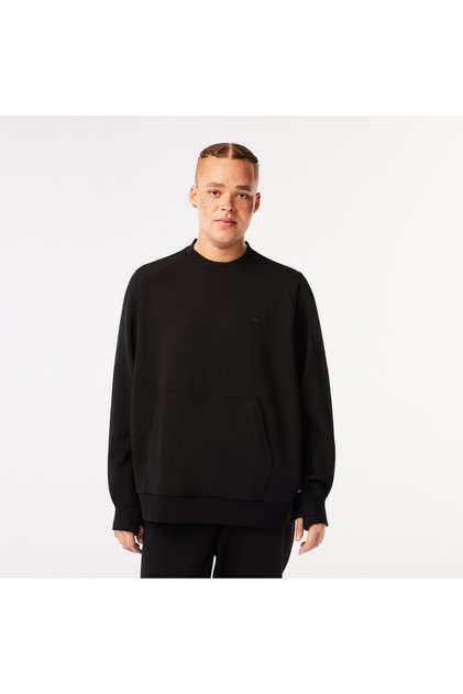 Erkek Classic Fit Bisiklet Yaka Siyah Sweatshirt