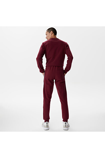 Lacoste Erkek Relaxed Fit Baskılı Bordo Eşofman Altı - Fiyatı