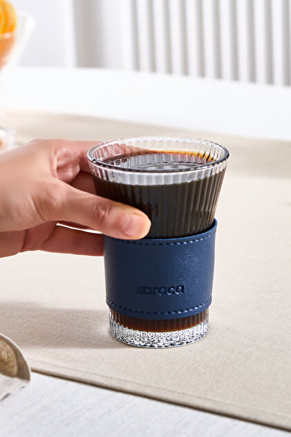 Karaca Leather Cool Touch Latte Bardağı 210 Ml Lacivert - Fiyatı
