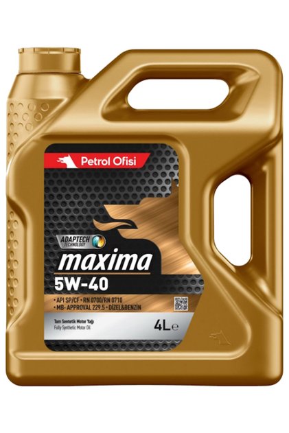 Maxıma 5w/40 Motor Yağı 4 Lt Tam Sentetik ORJİNAL ÜRÜN GARANTİSİ