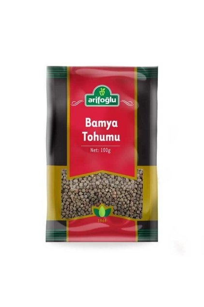 Bamya Tohumu 100g - Ekimlik ve Yemeklik Katkısız Saf Bamya Çekirdeği