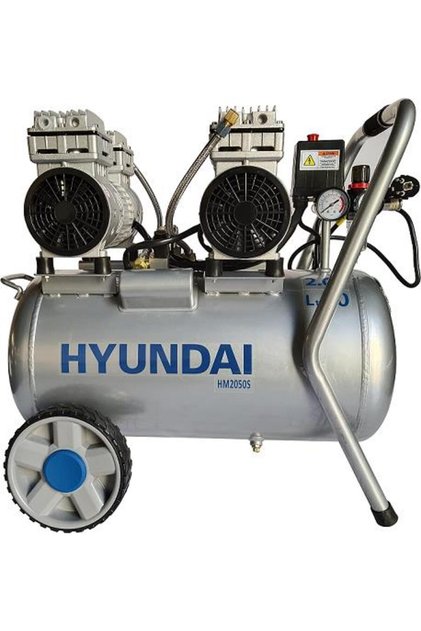 HM2050S Sessiz & Yağsız Hava Kompresörü 1500W 50 Lt