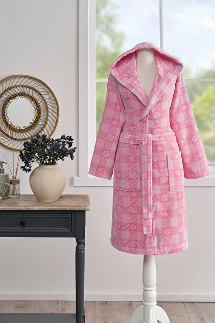 Özdilek Shell Plaid Kadife Kapüşonlu Bornoz - Fiyatı, Yorumları