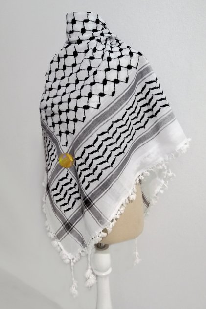 Palestinian Cuff with Tassels - Palestinian Cuff with Tassels