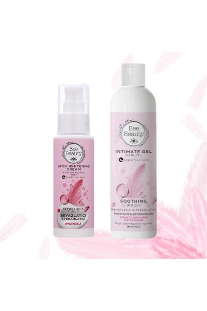 Intim Whitening Cream - Intim Washing Gel 250 ml Set of 2