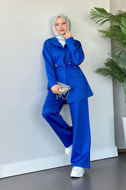Marley Cobalt blue Suit Set
