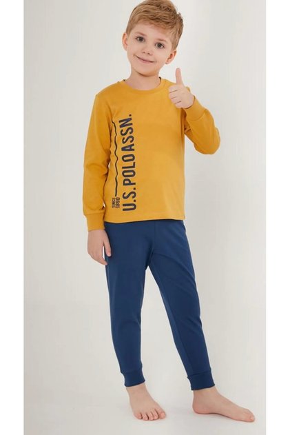 Boy, Licensed, Uspa, 100% Cotton, Long Sleeve Pajama Set