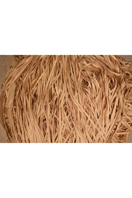 Rope Model Gold Color Rope Curtain 180 cm Width 280 cm Length 2 mm in Stripes Ready String Curtain