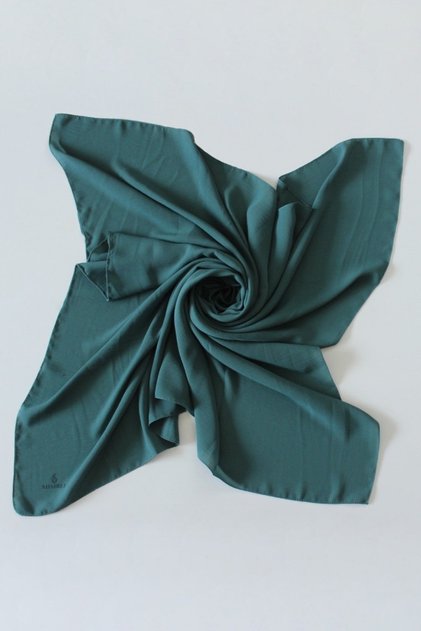 110X110 Aerobin Jazz Large Scarf - Sea Green