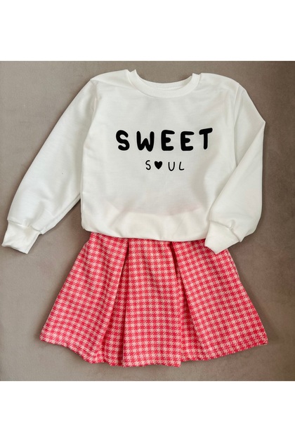 Girl's Sweet Skirt Suit