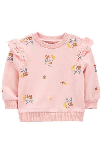 Kız Bebek Sweatshirt Desenli