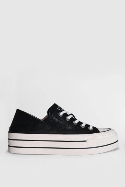 Pamela Genuine Leather 5cm Thick Sole Sneaker Sports Shoes for Women