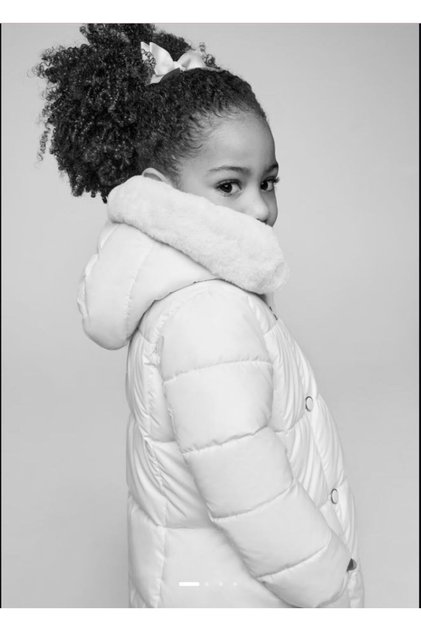 Female Child Padding Warm Lining Coat 4489