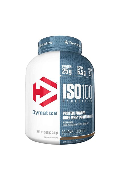 ISO 100 Hydrolyzed whey protein isolate, Gourmet Chocolate, 5 LB