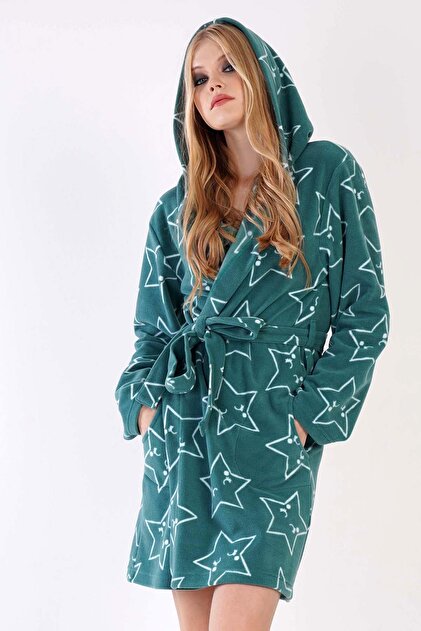 slim fit dress slacks Fleece Coat Dressing Gown main image 1