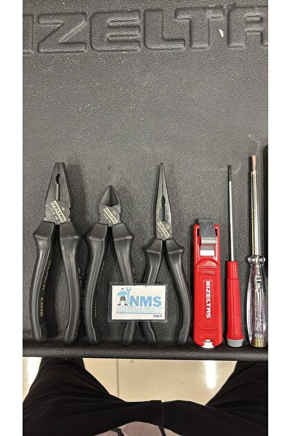 İzeltaş İzeltaş Black Line 7 Parça Usta Seti 180 MM Pense 160 MM