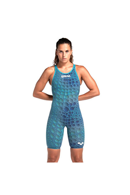 Arena Powerskin Carbon Air2 Kadın Mavi Yarış Mayosu 006341203