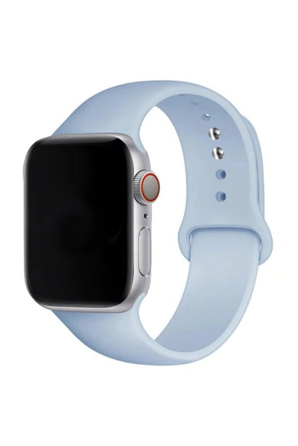 Apple Watch 10/11/12 42mm-38/40/41mm S/M Beden Uyumlu Kordon Silikon Spor Band 2/3/4/5/6/se/7/8/9