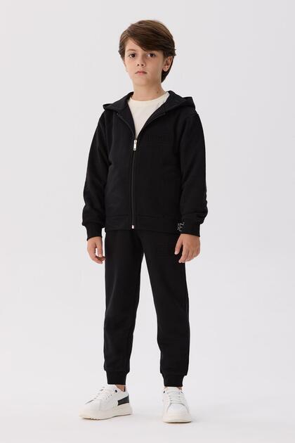 Bg Store بنطال رياضي أسود للأولاد