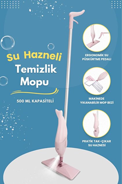 Flora Yunus Spreyli Su Hazneli Mop Seti - Fiyatı, Yorumları