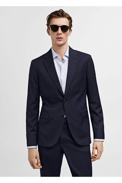Comfort Strech kumaş dar kesim blazer ceket