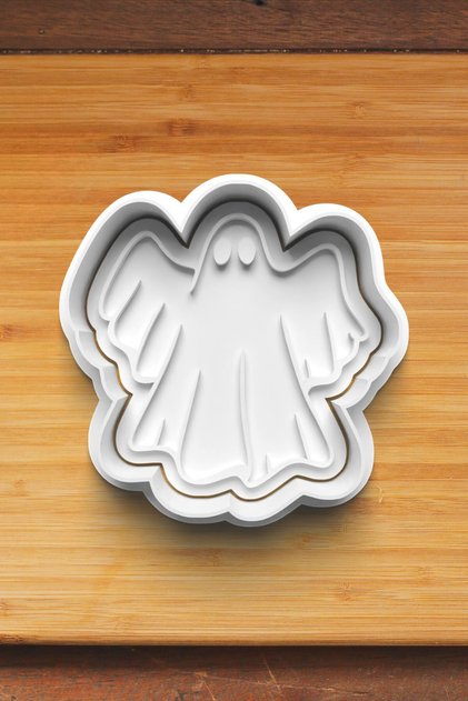 Ghost Halloween Halloween Cookie Mold and Sugar Dough Mold