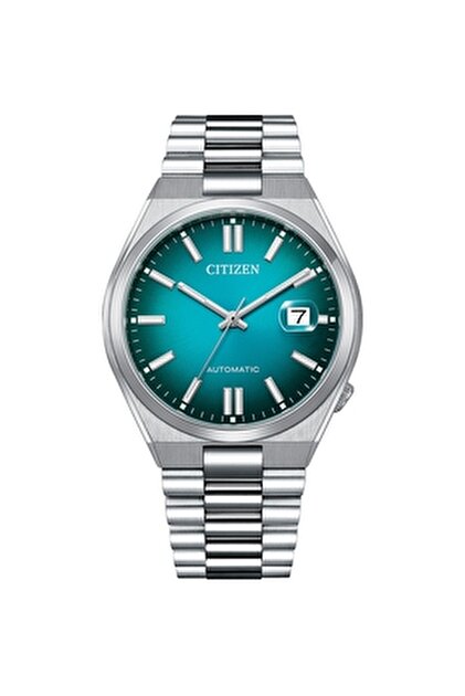 Citizen Tsuyosa NJ0151-88X Otomatik Çelik Gri Turkuaz Kadran 40 mm