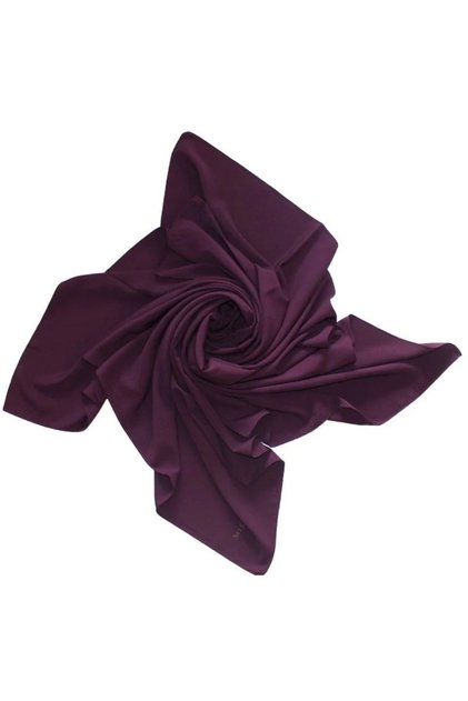 110X110 Medina Silk Scarf - Plum