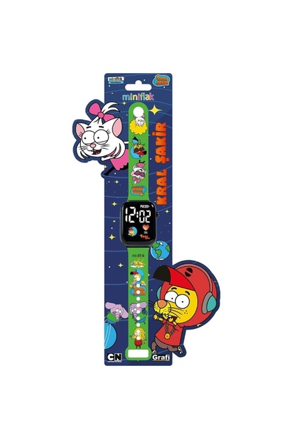 Miniflak 5091 Lisanslı Led Çocuk Kol Saati Yeşil