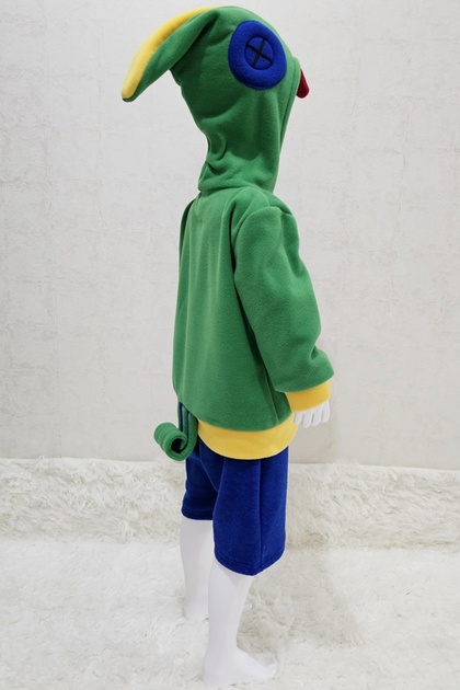 Hooded Cosplay Green Costume | Video Game Green Costume with Hood