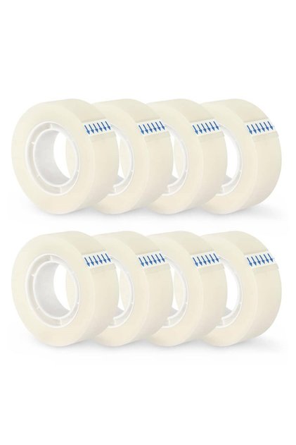 Kraf Görünmez Bant 19 mm x 33 mt. 8'li Ekonomik Paket