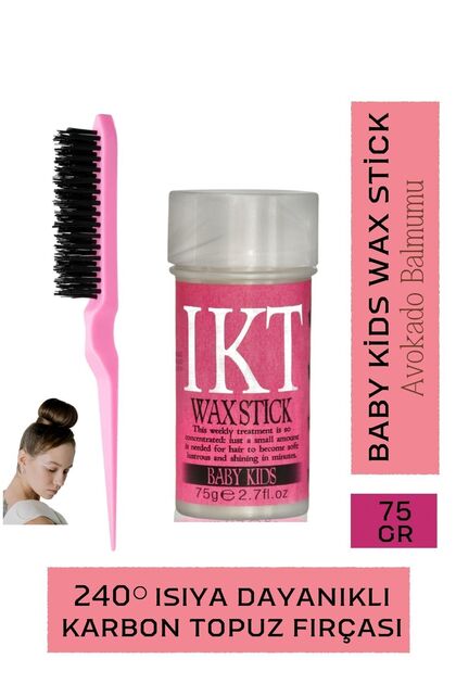 IKT Professionnel Baby Stick Wax Ve Jilet Topuz Fırçası - Fiyatı