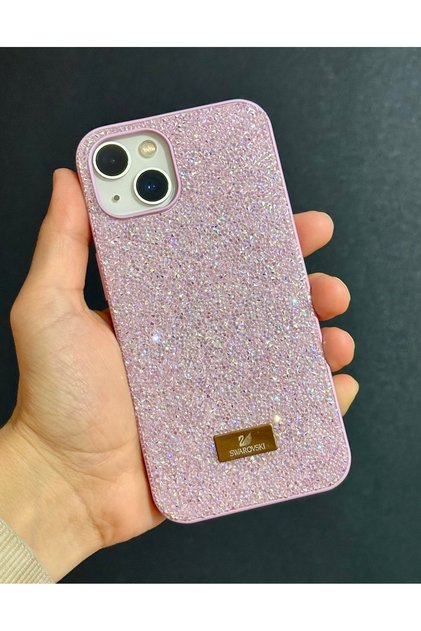iPhone 13 & 14 (6.1 Inch) Compatible Shiny Diamond Stone Diamond Sparkle Swr Cover Case