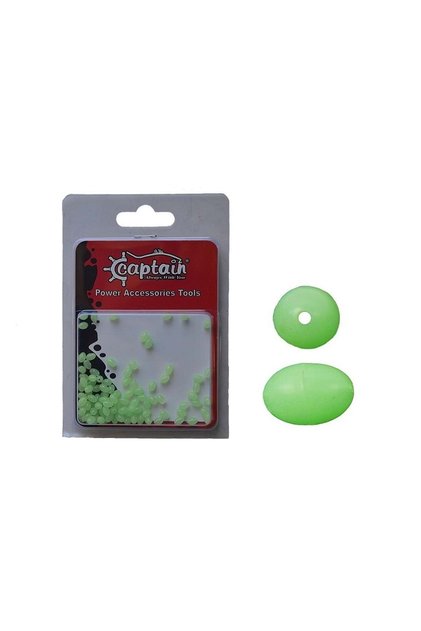 Glow Boncuk Oval Çapari ve Takım Boncuğu 100lü Paket - 7MM