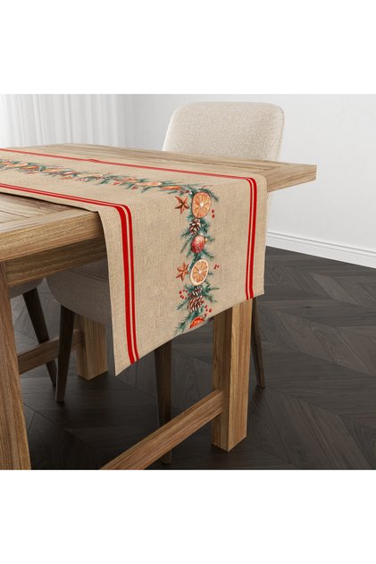 Christmas Themed 40X140 Velvet Runner