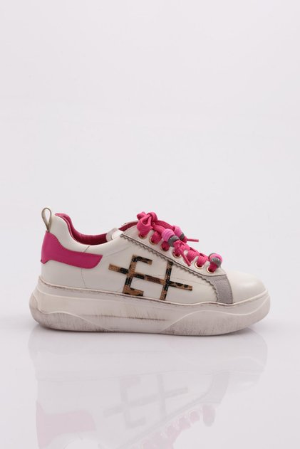 Kadın Sneaker Ayakkabı Beyaz Fuşya 21343118