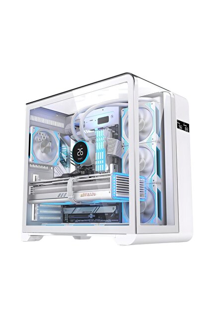 トップス salvation Y16AsymmetricDrapedTank SNT Energy Snt Victory Plus Kavisli 7x Argb Fan Uzaktan Kumandalı