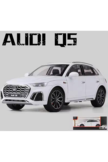 Audi Q5 araba Q5 diecast yeni kasa 1:24 büyük boy jip ışık ses