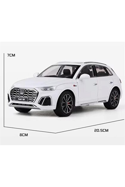 Audi Q5 araba Q5 diecast yeni kasa 1:24 büyük boy jip ışık ses