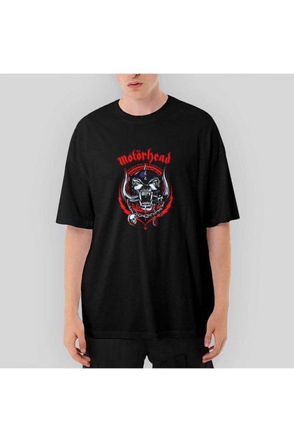 Μαύρο μπλουζάκι Motörhead Everything Louder Oversized