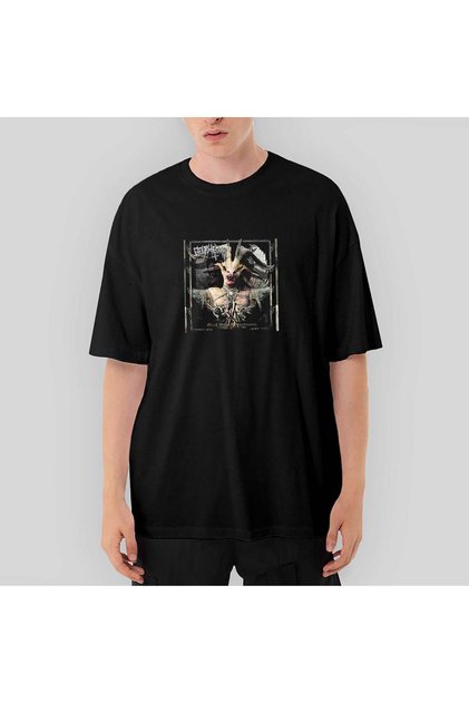 Μπλουζάκι Belphegor Blood Magick Necromance oversized Μαύρο μπλουζάκι