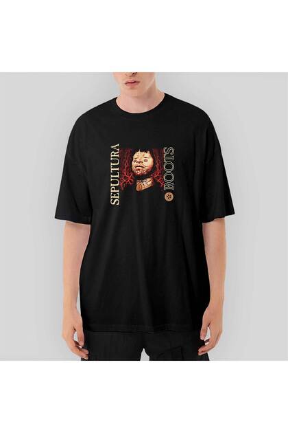 Sepultura Roots Oversize Black T-Shirt