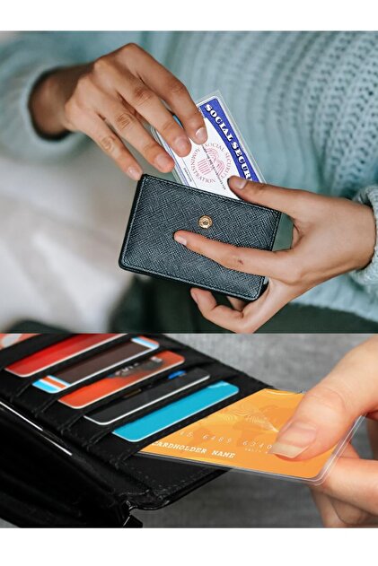 Gempo 6 Transparent Card Sleeves, Contactless Payment Compatible Credit Card, Business Card and Id Driving License Protector- Trendyol Gempo 6 Transparent Card Sleeves, Contactless Payment Compatible Credit Card, Business Card and Id Driving License Protector- Trendyol