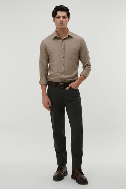 SLIM FIT TROUSERS