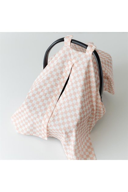 100% Organic Muslin Stroller Cover Powder Dama
